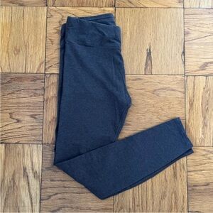 Pact Leggings Organic Cotton Stretch Casual Grey Size L Athleisure Gym Yoga